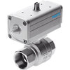 Ball valve Series: VZPR Brass/PTFE Pneumatic operated Double acting PN25 Internal thread (BSPP) 1.1/2" (40)